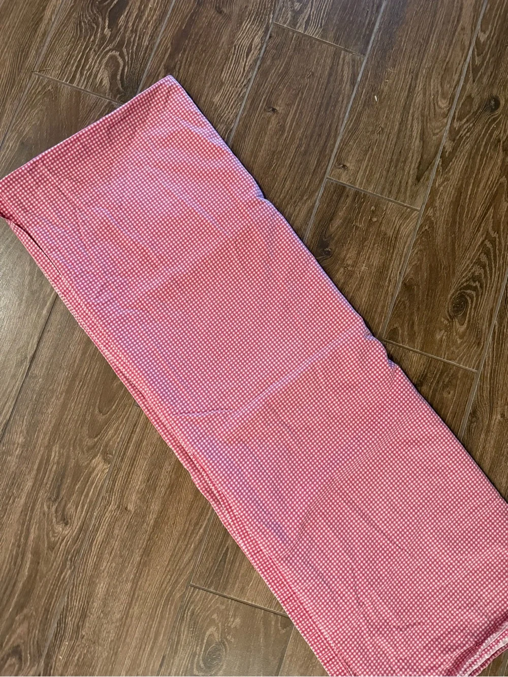 Ralph Lauren Classic Red & White Gingham FULL Flat  Sheet